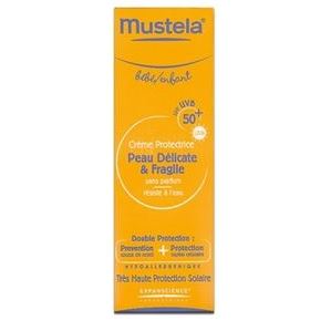 Mustela Sun Protection Солнцезащитный крем SPF 50+ для нежной кожи Солнцезащитный крем SPF 50+ для особо чувствительной кожи