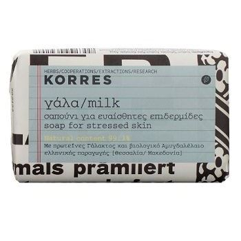 Korres Herbal Soaps Milk Soap Мыло для лица и тела " Молоко" для кожи в состоянии стресса