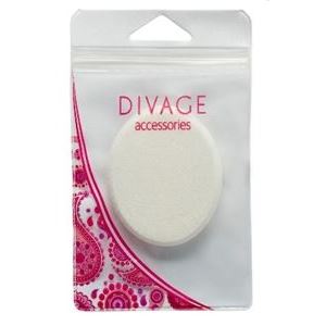 Divage Accessories Косметический спонж для тонального крема Спонж косметический овальный белый для тонального крема