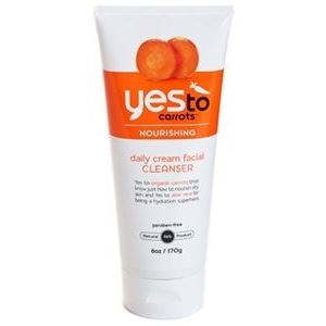 Yes To Carrots для лица Nourishing Daily Cream Facial Cleanser Питательный очищающий крем для лица "Морковный" для нормальной и сухой кожи