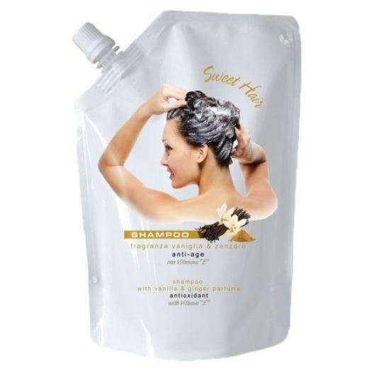 Hair Company Sweet Hair Care  Shampoo Fragranza Vaniglia & Zenzero  Шампунь с ароматом ванили и имбиря антивозрастной