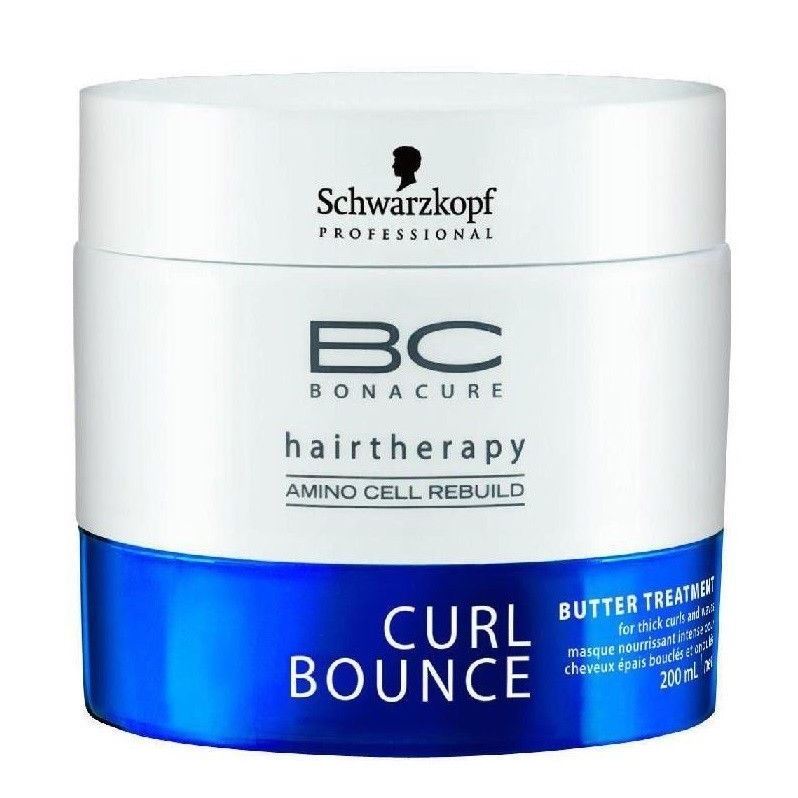 Schwarzkopf Professional Bonacure Curl Bounce Curl Bounce. Butter Treatment Упругие Локоны. Маска на основе масла для ухода за кудрявыми волосами