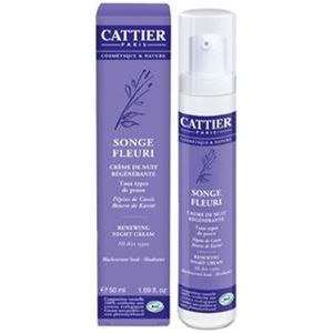 Cattier Face Care Ночной крем "Сон цветов"  Регенерирующий ночной крем "Сон цветов" для любого типа кожи