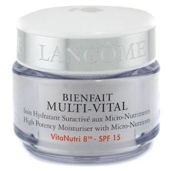 Lancome Bienfait Multi-Vital High Potency Moisturiser SPF15  for Dry Skin Крем восстанавливающий здоровое состояние сухой кожи SPF15