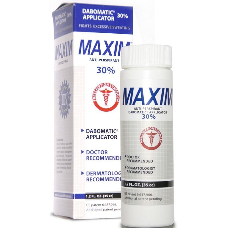 MAXIM Deodorants ANTIPERSPIRANT MAXIM DABOMATIC 30% Антиперспирант с аппликатором для ладоней и стоп