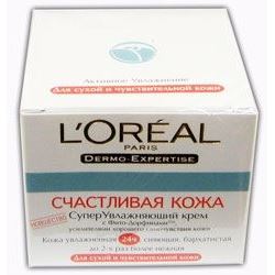 L'Oreal Happy’Derm Skin Крем для сухой и чувствительной кожи Счастливая Кожа СуперУвлажняющий крем для сухой и чувствительной кожи