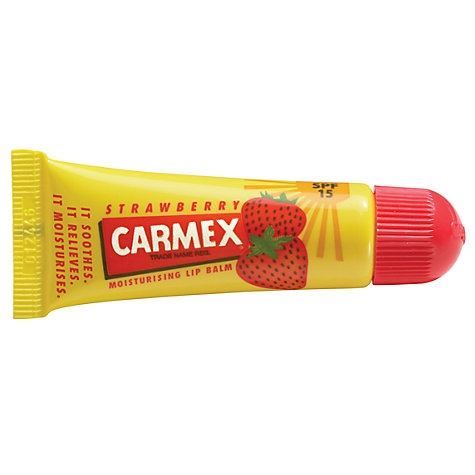 Carmex Бальзамы для губ Moisturising Lip Balm Strawberry SPF15  Бальзам для губ, тюбик, Клубника