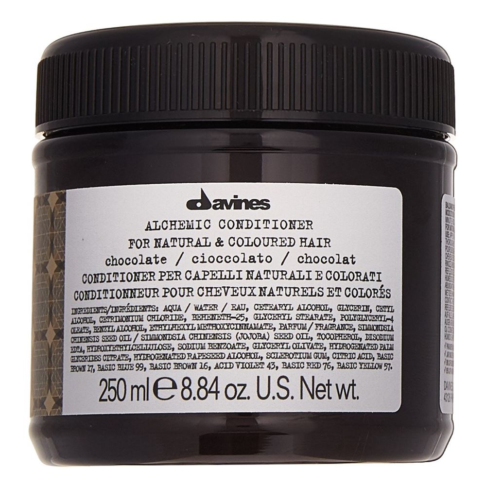 Davines Alchemic Conditioner For Natural And Coloured Hair. Chocolate Кондиционер оттеночный АЛХИМИК для натуральных и окрашенных волос Шоколад
