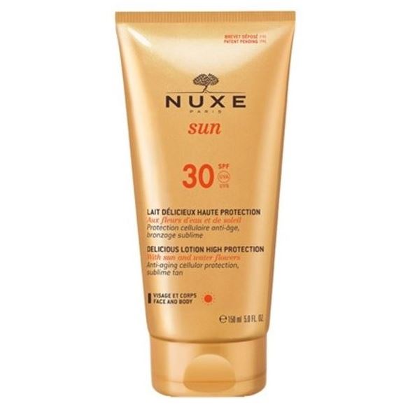 Nuxe Sun Молочко для лица и тела SPF 30 Молочко для лица и тела с высокой степенью защиты SPF 30