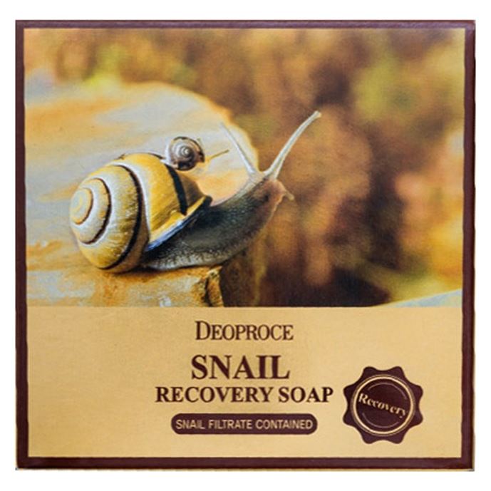 Deoproce Soap & Foam Snail Recovery Soap Мыло с улиточным муцином