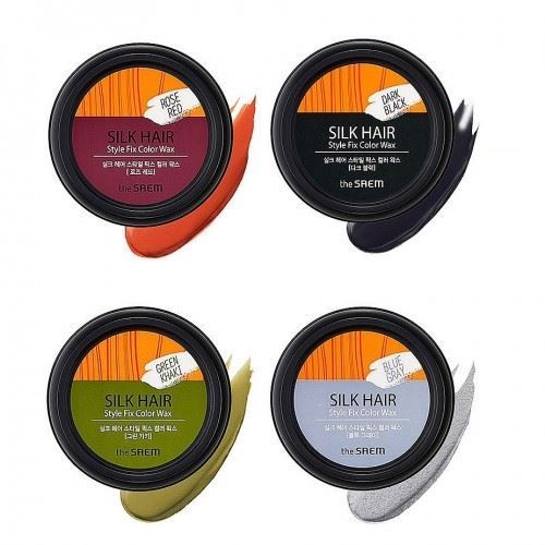 The Saem Silk Hair Silk Hair Style Fix Color Wax Воск для волос оттеночный
