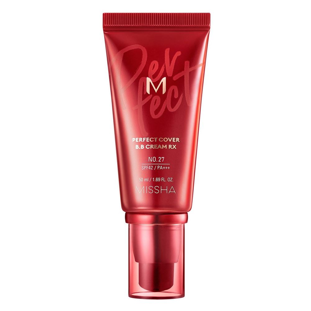 Missha Make Up M Perfect Cover BB Cream Rx SPF42/PA+++ Тональный ВВ-крем для лица с комплексом пептидов