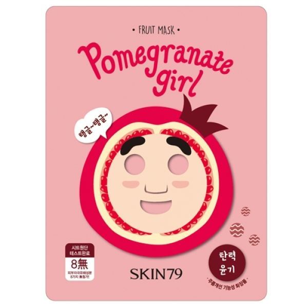 Skin79  Face Care Fruit Mask Pomegranate Girl Тканевая маска для лица с экстрактом граната