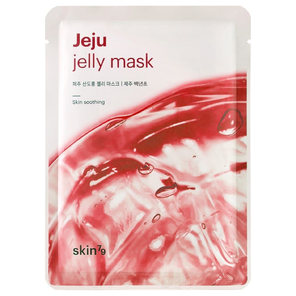 Skin79  Face Care Jeju Sandorong Jelly Mask Cactus Охлаждающая гидрогелевая маска для лица с экстрактом кактуса