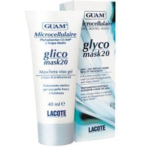 Guam Microcellulaire Маска с гликолевой кислотой Glico Mask 20 Микроклеточная маска - гель омолаживающая против морщин с гликолевой кислотой