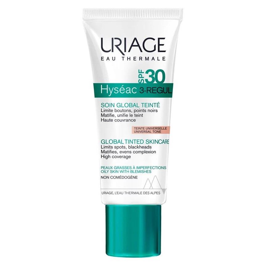 Uriage Hyseac Hyseac 3-Regul Global Tinted Skin-Care SPF 30 Универсальный тональный уход