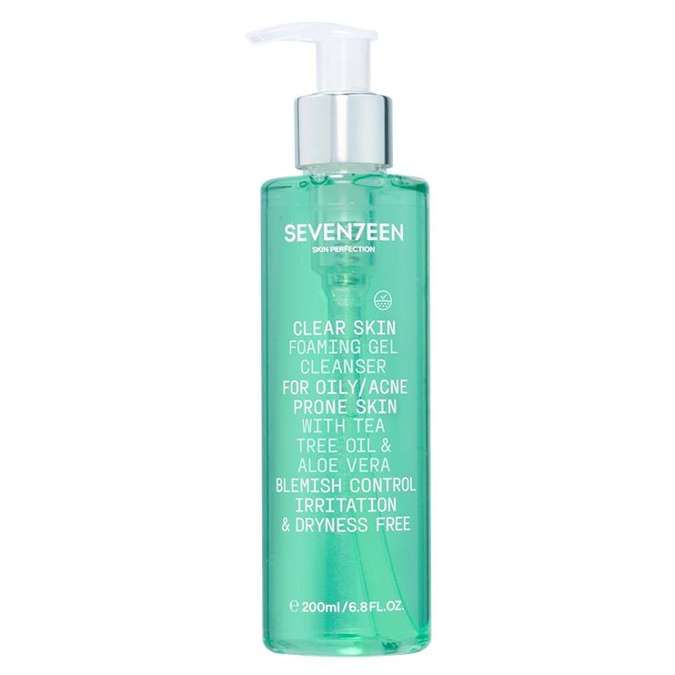 Seventeen Skin Care Clear Skin Foaming Gel Cleanser For Oily/Acne Prone Skin Очищающий пенящийся гель с маслом чайного дерева для жирной и склонной к акне кожи