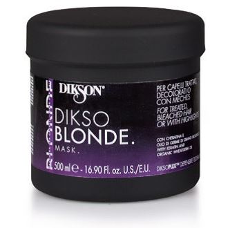 Dikson Dikso Blonde  Dikso Blonde. Mask Маска для обработанных, обесцвеченных и мелированных волос, с кератином и маслом зародышей пшеницы