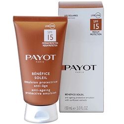 Payot Benefice Soleil Anti-Ageing Protective Emulsion SPF 15 Защитная антивозрастная эмульсия SPF15 для лица и чувствительных зон тела
