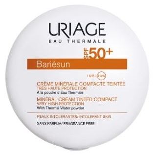 Uriage Bariesun Mineral Cream Tinted Compact SPF 50+ Минеральная тональная крем-пудра SPF 50+