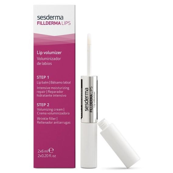 Sesderma Anti-Age Fillderma Lips Lip Volumizer Система для увеличения объема губ - бальзам и крем-активатор