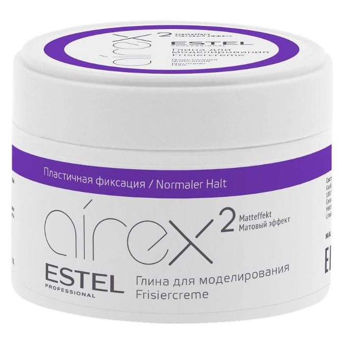 Estel Professional Airex Airex Глина для моделирования пластичная фиксация Frisiercreme Normaler Halt