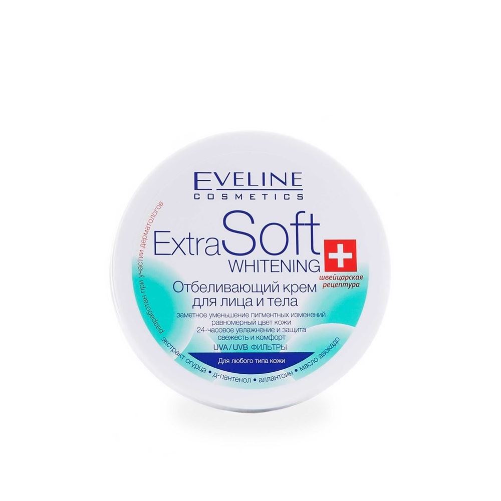 Eveline Body Care Extra soft Whitening Отбеливающий крем Отбеливающий крем для лица и тела 