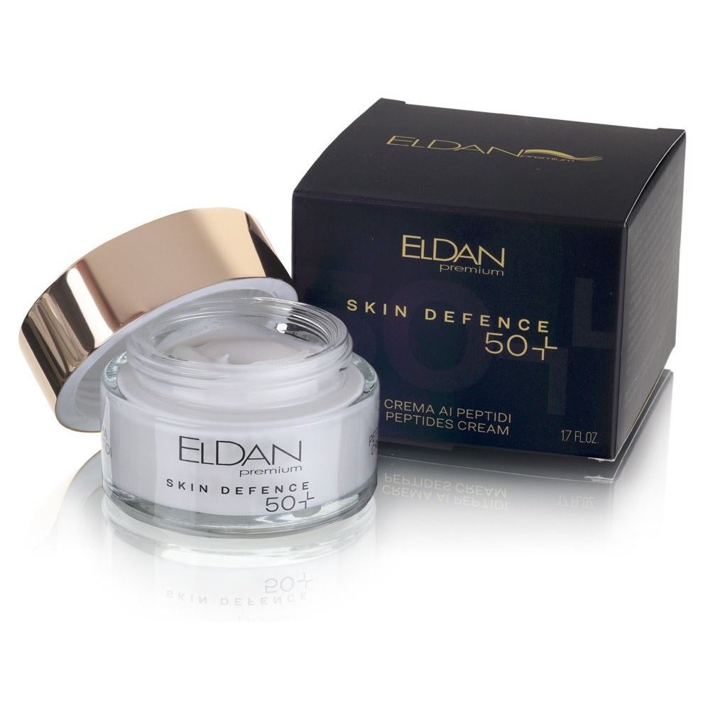 Eldan Антивозрастной уход Pepto Skin Defence. Skin Defence Peptides Cream 50+ Пептидный крем 50+