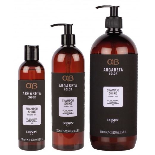 Dikson Argabeta LUX Line ARGABETA SHINE Shampoo Shine Шампунь для окрашенных волос с маслами черной смородины, виноградных косточек и сладкого миндаля