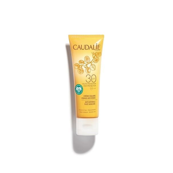 Caudalie Soleil Divin  Sun Care AntiWrinkle Face Suncare SPF 30 Антивозрастной солнцезащитный крем для лица
