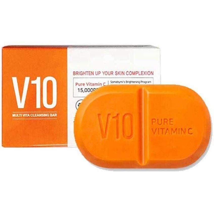 Some By Mi Faсe Care V10 Multi Vita Cleansing Bar Очищающее мыло с витаминами 