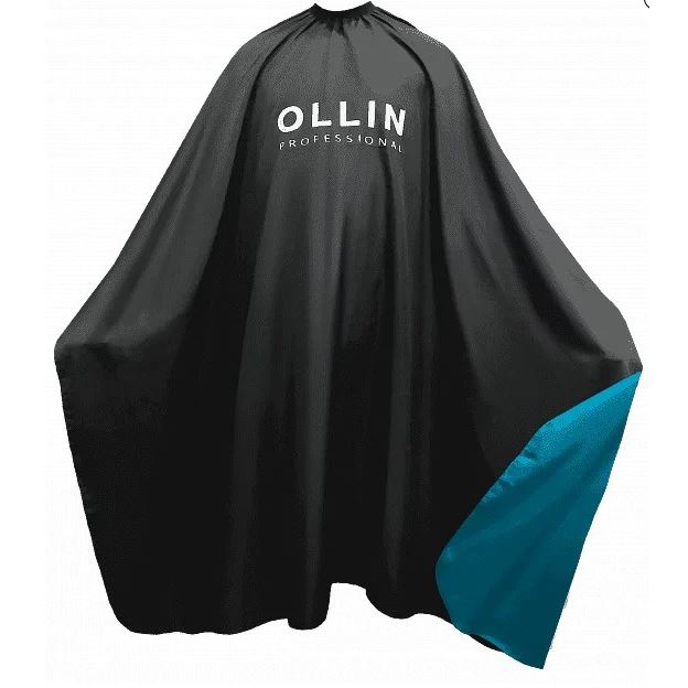 Ollin Professional Accessories Пеньюар для окрашивания на крючках черный 160х145 мл Пеньюар для окрашивания на крючках черный 160х145 мл