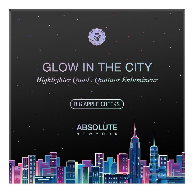 Absolute New York Make Up Glow in The City  Палетка для макияжа 
