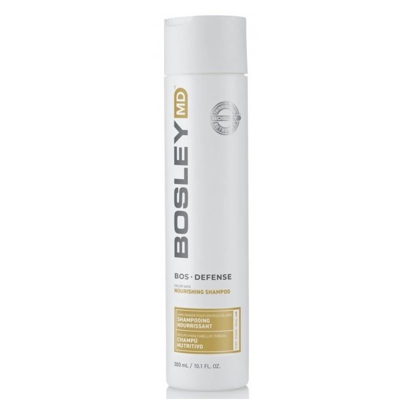 Bosley Желтая Система Step 1 MD Color Safe Nourishing Shampoo Шампунь для предотвращения истончения и выпадения волос