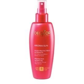 Decleor Aroma SUN Protective Satin Oil SPF 8 Солнцезащитное масло для тела и волос SPF 8
