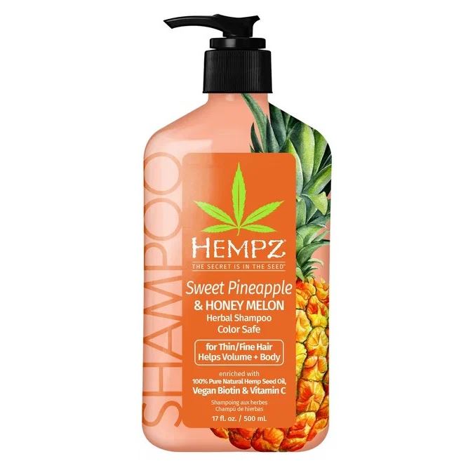 Hempz Hair Care Sweet Pineapple & Honey Melon Herbal Volumising Shampoo  Шампунь растительный Ананас и Медовая Дыня для придания объёма
