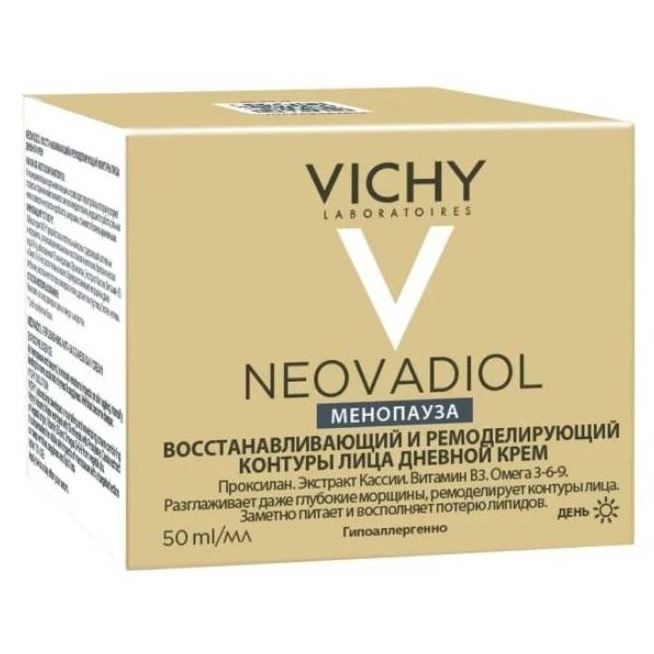 VICHY Neovadiol 45+ Менопауза Восстанавливающий и ремоделирующий контуры лица дневной крем Крем дневной восстанавливающий и ремоделирующий контуры лица
