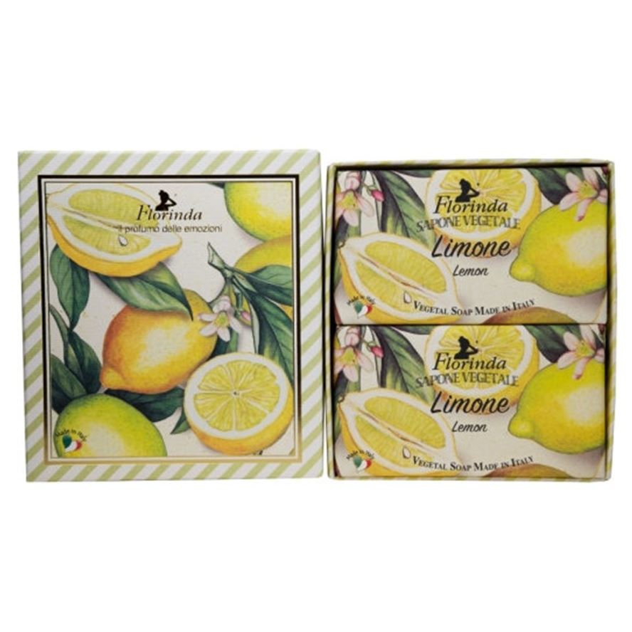 Florinda Passione Di Frutta Passione Di Frutta Limone Soap Set Коллекция "Фруктовая страсть" - Набор мыла Лимон
