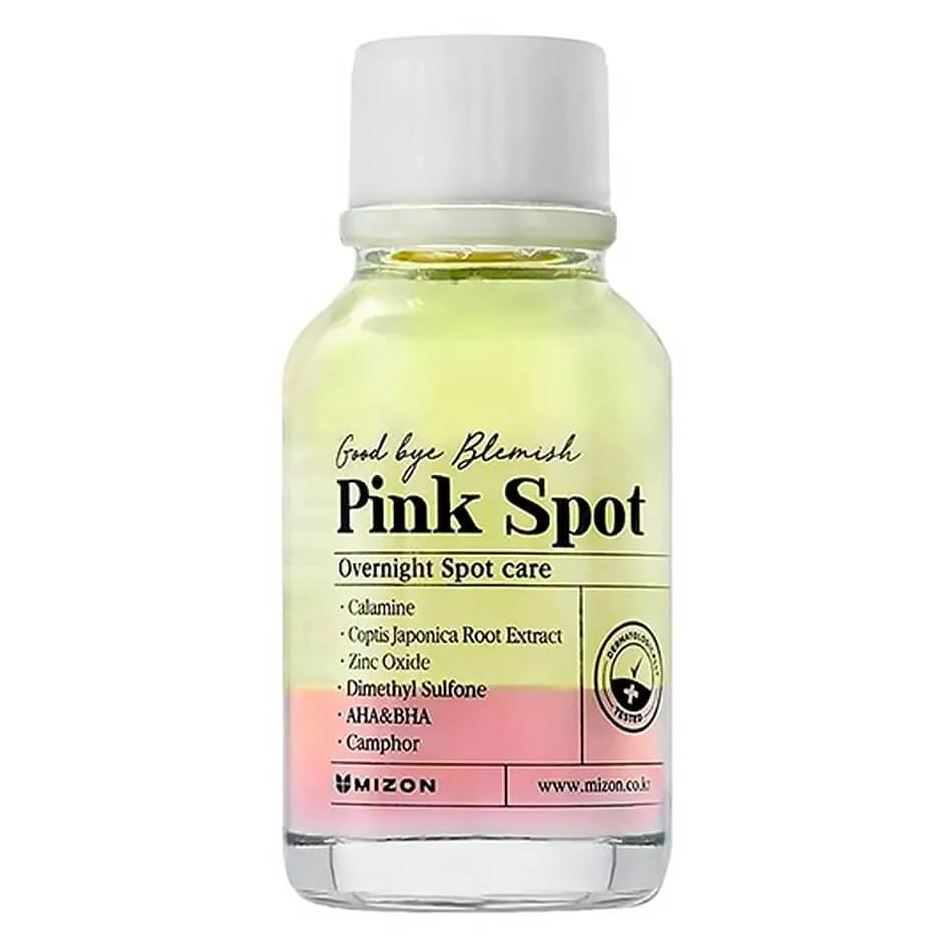 Mizon Face Care Good bye Blemish Pink Spot Эффективное ночное средство для борьбы с акне и воспалениями кожи