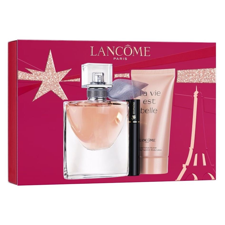 Lancome Fragrance La Vie Est Belle New Year Set Новогодний набор: парфюмированная вода, лосьон для тела, тушь для ресниц