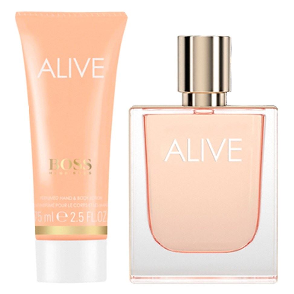 Hugo Boss Fragrance Alive Gift Set  Подарочный набор: парфюмированная вода, лосьон для рук и тела