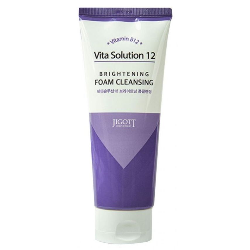 Jigott Cleansing Vita Solution 12 Brightening Foam Cleansing  Пенка для умывания осветляющая