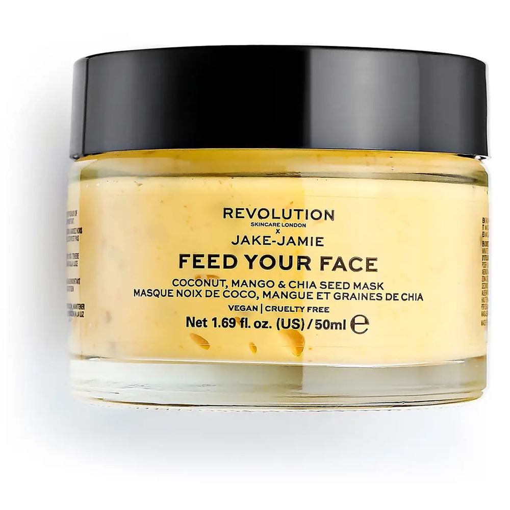 Revolution Skincare Skin Care Feed your face Coconut, Mango & Chia Seed Mask x Jake-Jamie Watermelon Маска увлажняющая 