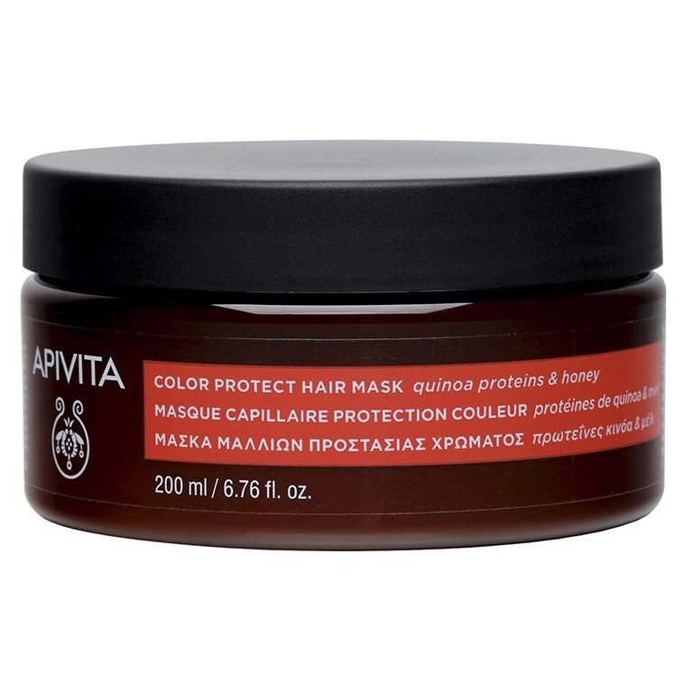 Apivita Hair Care Color Seal Color Protect Hair Mask Quinoa Proteins & Honey Маска для окрашенных волос с протеинами киноа и медом 