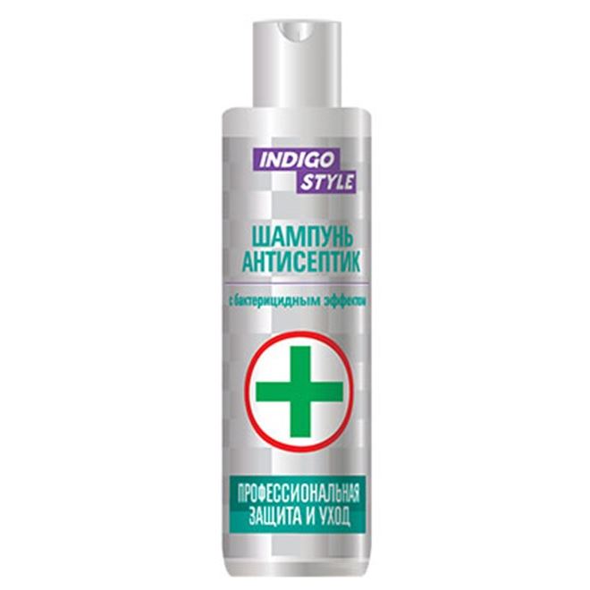 Indigo Style Shampoo & Balsam Antiseptic Shampoo Bactericidal Effect  Шампунь-антисептик с бактерицидным эффектом
