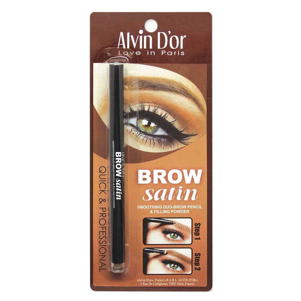 Alvin D or Make Up Brow Satin  Дуэт для бровей карандаш и пудра