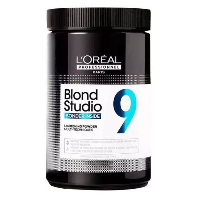 L'Oreal Professionnel Coloring Hair Blond Studio 9 Bonder Inside Lightening Powder Multi-Techniques Пудра для обесцвечивания волос 9 тонов с бондингом