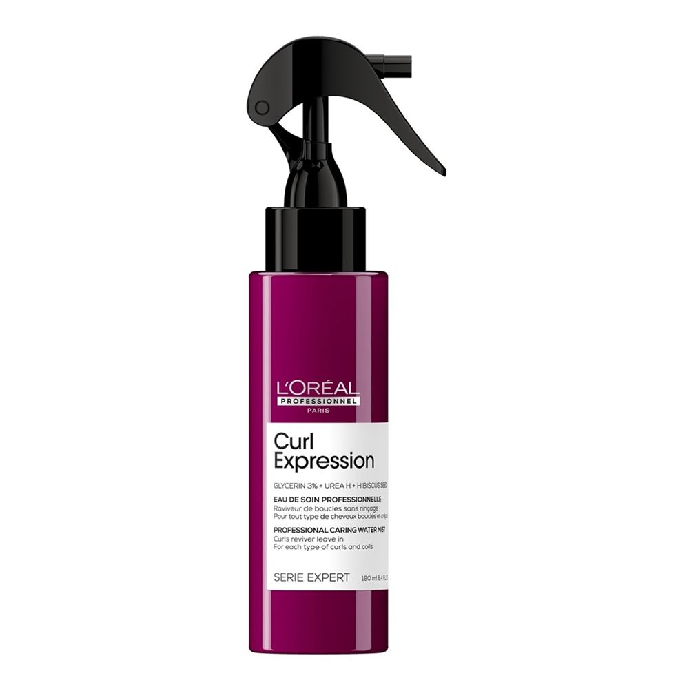 L'Oreal Professionnel Curl Contour Curl Expression Caring Water Mist Professional Spray Ухаживающий спрей-дымка для рефреша кудрявых волос c глицерином 3%