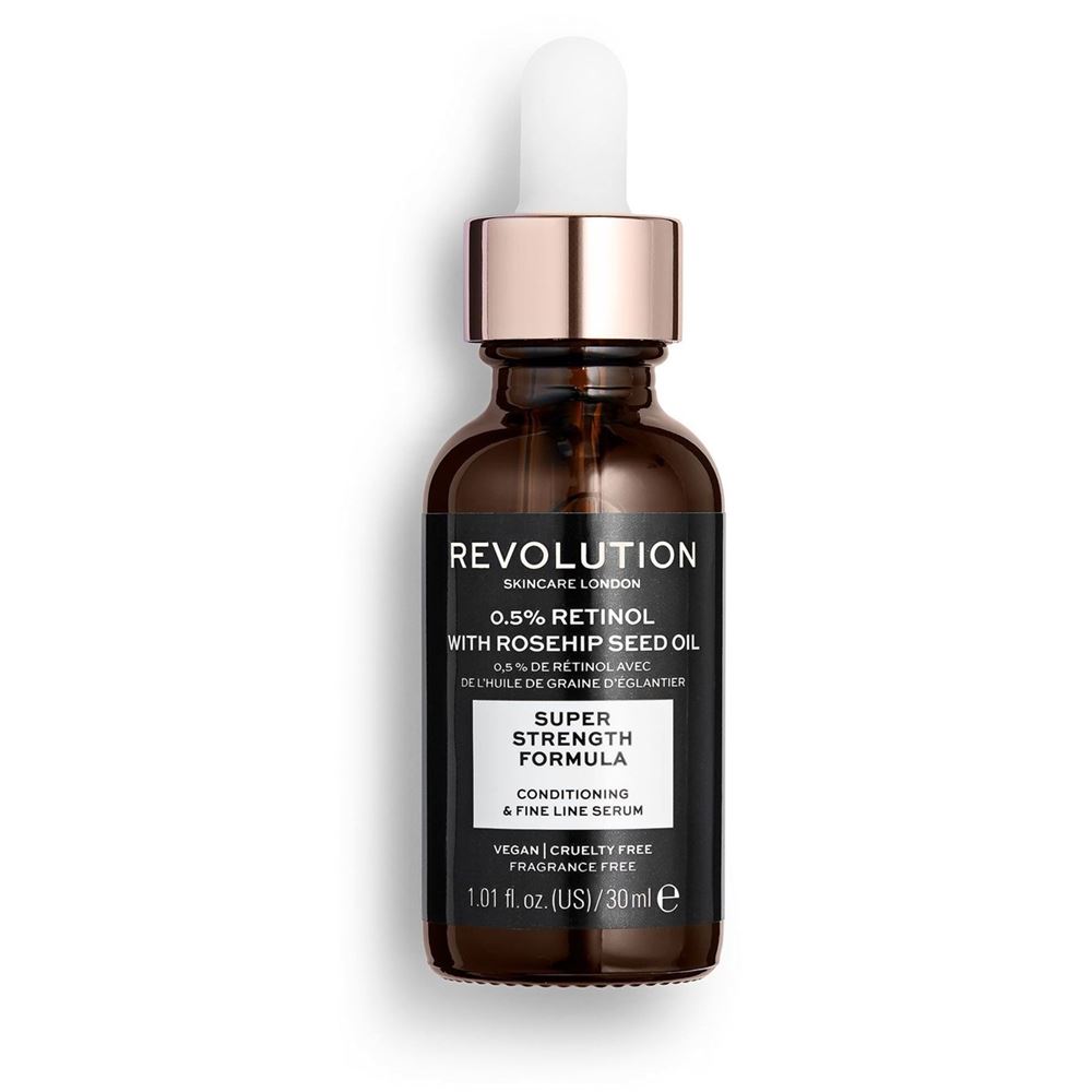 Revolution Skincare Skin Care 0.5% Retinol With Rosehip Seed Oil Сыворотка-масло 2 в 1