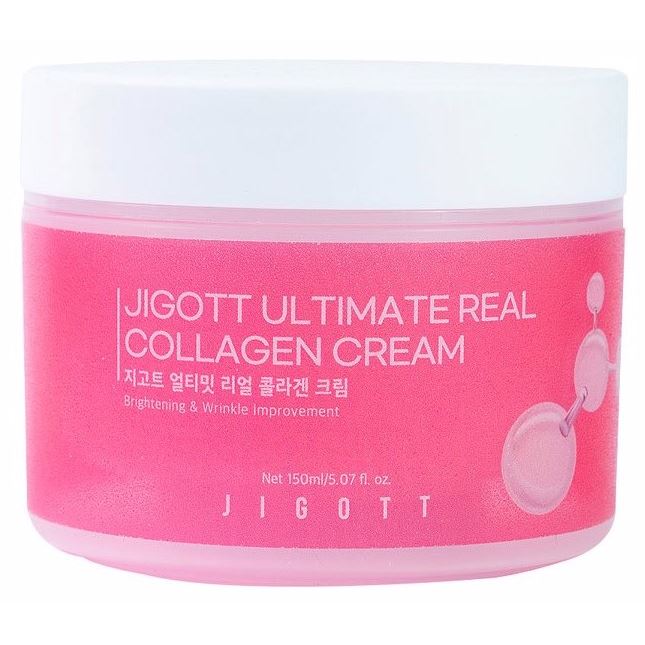Jigott Skin Care Ultimate Real Collagen Cream Крем для лица с коллагеном